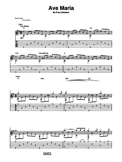 chitarra classica-Ave.maria