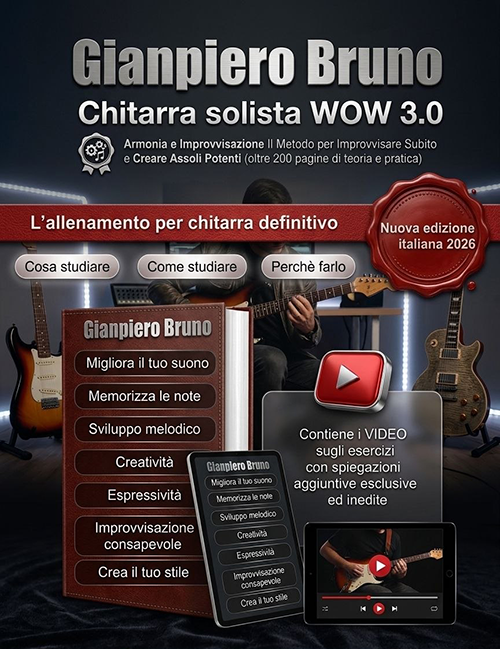 Corso completo di chitarra solista