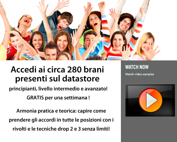 Accedi ai circa 280 brani 